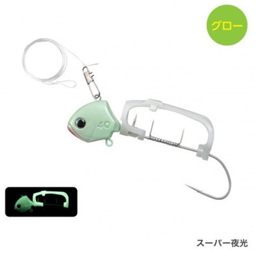 シマノ　PN-VQ1U サーベルマスター 船テンヤ β ゲキハヤ 40号/M スーパー夜光