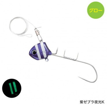 シマノ　PN-WN1U サーベルマスター 船テンヤ β 30号 ムラサキゼブラ夜光K