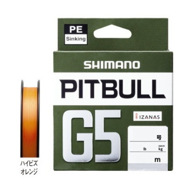 シマノ　LD-M51U ピットブルG5 ハイビズオレンジ 150m 2号