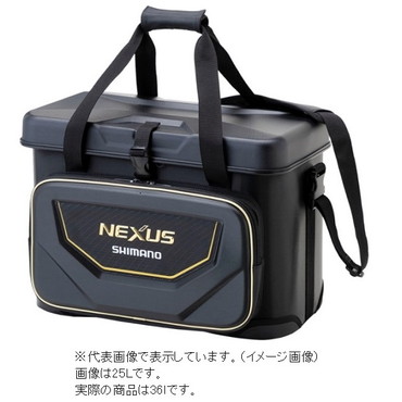 シマノ タックルバッグ BA-125U 磯クール XT ブラック 36L
