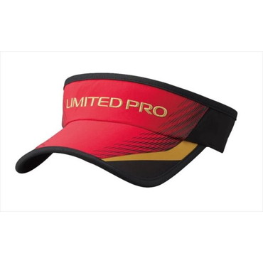 シマノ 帽子 CA-104V リミテッドプロ ゴアテックス インフィニアム サンバイザー レッド S