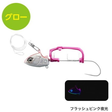 シマノ　PN-UQ1S サーベルマスター 船テンヤ ゲキハヤ 40号/L フラッシュピンク夜光