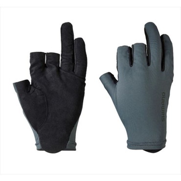 シマノ 手袋 GL-006V センシティブ グローブ 3 チャコール XL