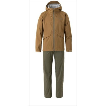 シマノ レインウェア RA-005V ベーシック フィッシングレインスーツ ベージュ L