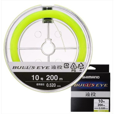 シマノ ライン LA-C61V ブルズアイ遠投 蛍光グリーン 10号 200m