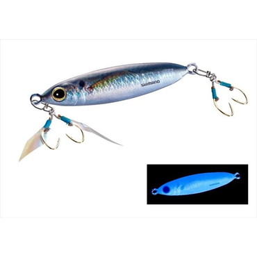 シマノ メタルジグ JU-S50S オシア スティンガーバタフライ フラットライト 50g 009 SRケイムラアジ