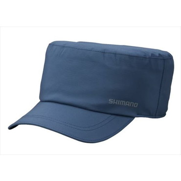 シマノ 帽子 CA-001V レイン ワークキャップ ブルーグレー M