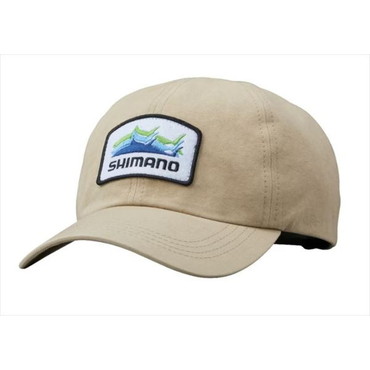 シマノ 帽子 CA-014W パッチキャップ ベージュ S