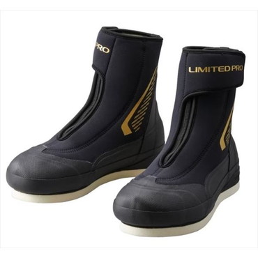 シマノ 鮎タビ FS-520W リミテッドプロ アユシューズ 羊毛ピンフェルト ブラック 25.0cm