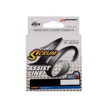 XBRAIDJAPAN ライン Xブレイド スクラム16 アシストライン ブルー 5m 30号