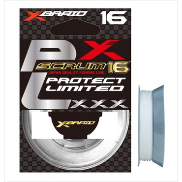XBRAID エックスブレイド リーダー ライン ガリススクラム16 5Mダイニーマ 16本組 ホワイト 230LB(25号)