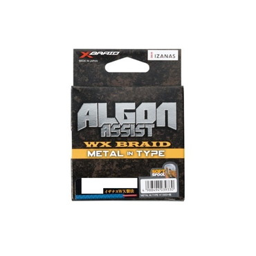 Xブレイドジャパン ライン アルゴン アシスト メタルインタイプ 4m ブルー 140LB(15号)