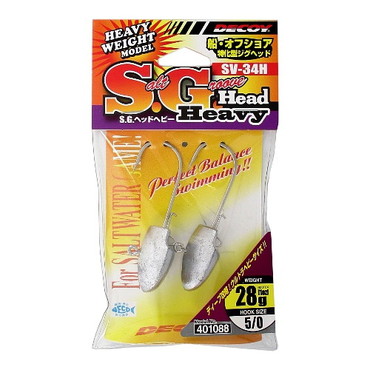 ＤＥＣＯＹ　ＳＶ－３４Ｈ　ＳＧ　ＨＥＡＤ　Ｈｅａｖｙ　＃５／０－２８ｇ
