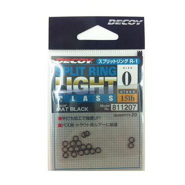 デコイ（ＤＥＣＯＹ）　スプリットリング　ライトクラス　ＢＫ　０