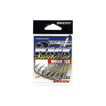 デコイ ワームフック ワーム103 バックスイッチャー #2/0