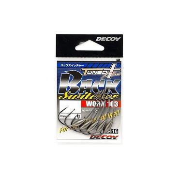 デコイ ワームフック ワーム103 バックスイッチャー #3/0