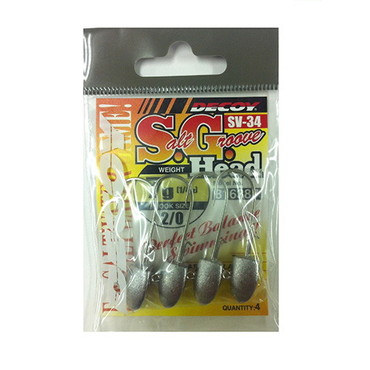デコイ（ＤＥＣＯＹ）　Ｓ．Ｇ．ヘッド　ＳＶ－３４　２／０－１／４（７ｇ）