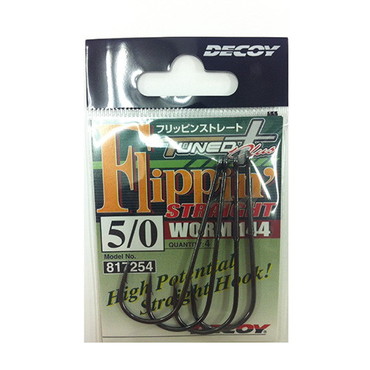 デコイ（ＤＥＣＯＹ）　ワーム１４４　フリッピンストレート　５／０