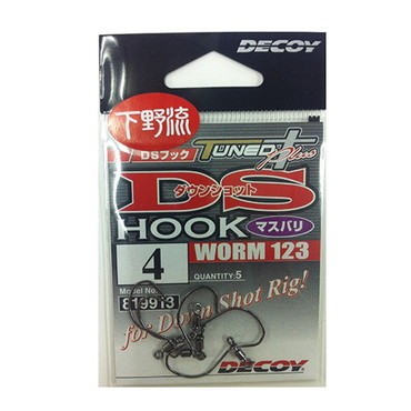 デコイ（ＤＥＣＯＹ）　ワーム１２３　ＤＳフック　マスバリ　４