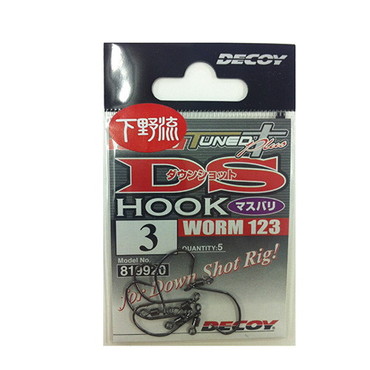 デコイ（ＤＥＣＯＹ）　ワーム１２３　ＤＳフック　マスバリ　３