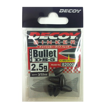 デコイ(DECOY) デコイシンカー バレットタイプ DS-5 2.5g