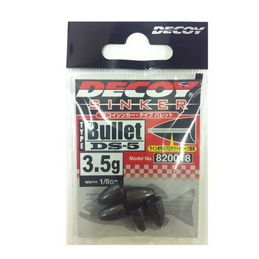 デコイ（ＤＥＣＯＹ）　デコイシンカー　バレットタイプ　ＤＳ－５　３．５ｇ
