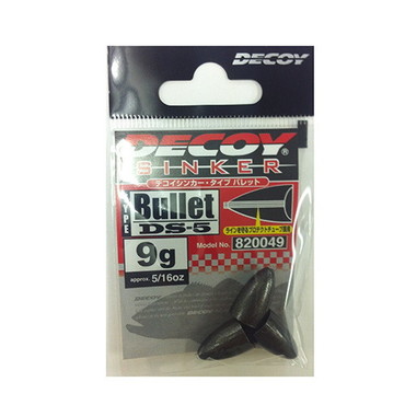 デコイ（ＤＥＣＯＹ）　デコイシンカー　バレットタイプ　ＤＳ－５　９ｇ