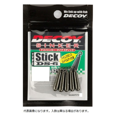 デコイ(DECOY) DS-6 デコイシンカー タイプスティック 1.8g　（6個入り）