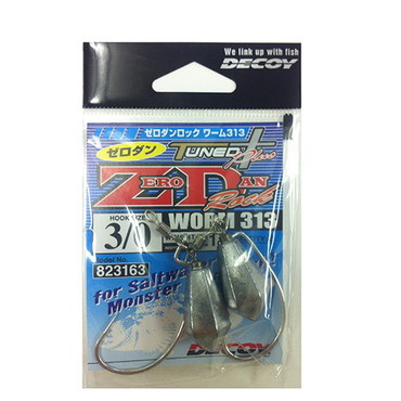 デコイ（ＤＥＣＯＹ）　ワーム３１３　ゼロダンロック　３／０－２１ｇ