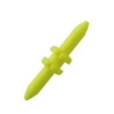 釣研 ウキ 徳用フカセからまん棒ロック イエロー