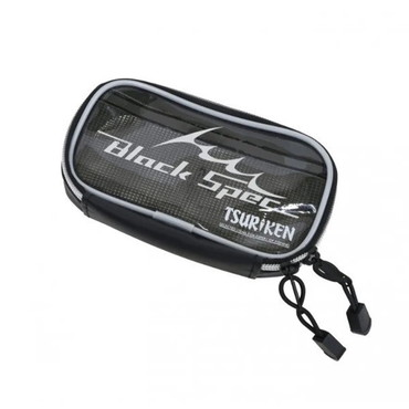 釣研 タックルバッグ BSクリアポーチ M ブラック