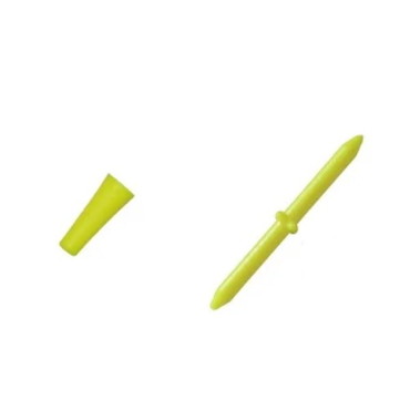 釣研 ウキ フカセからまん棒ダブルロングセット イエロー