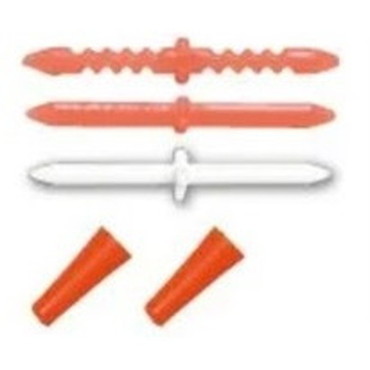 釣研 ウキ フカセからまん棒ダブルロング アソート オレンジ