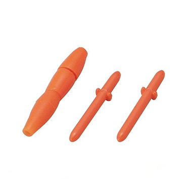 釣研 フカセカラマン棒ロング オレンジ