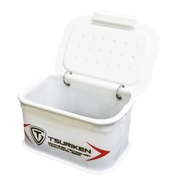 釣研 餌箱 エサバケツ TE241 M ホワイト