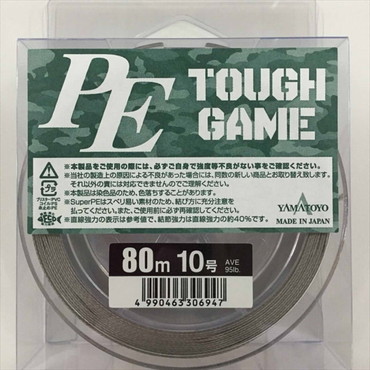 山豊テグス　ＰＥタフゲーム　８０ｍ　１０号