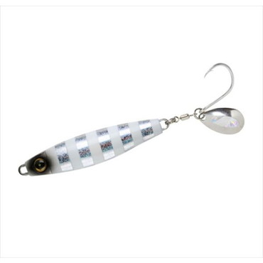 【特価】ハヤブサ/Hayabusa メタルジグ FS437-60-5 ジャックアイ サワラスピン シルバー青夜光ゼブラ