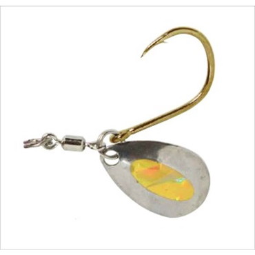 ハヤブサ アシストフック FS581-M-2 スピンブレードフック 2セット ゴールド M-2