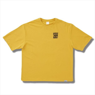 フリーノット ウェア Y1664 綿タッチTシャツ(MASAYART-D) マスタード L