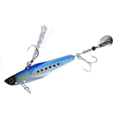 ハヤブサ メタルジグ FS449 ジャックアイ マキピタ 30g 1 リアル魚鱗ブルーイワシ網目夜光