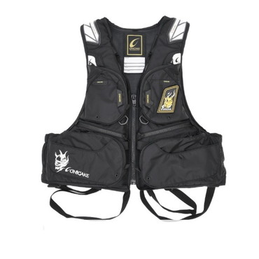 ハヤブサ ライフジャケット YT321G 鬼掛 ライフジャケット L2-I ブラック L