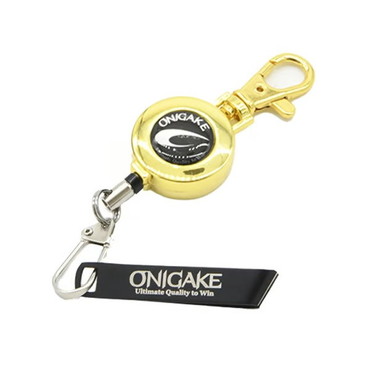 ハヤブサ ラインカッター YZ415G 鬼掛 ピンオンリール フックタイプ ラインカッター付 ゴールド