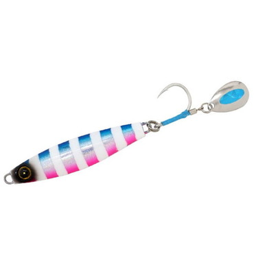 ハヤブサ メタルジグ ジャックアイ サワラスピン2 30-2 ブルピン青夜光ゼブラ