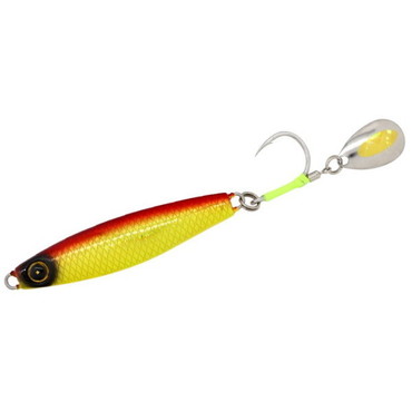 ハヤブサ メタルジグ ジャックアイ サワラスピン2 50-3 リアル魚鱗チャートアカキン