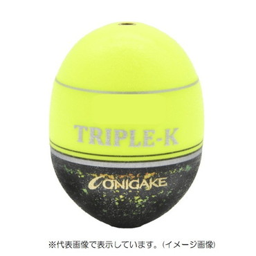 ハヤブサ ウキ 鬼掛ふかせウキTRIPLE-K 2B 14 イエロー