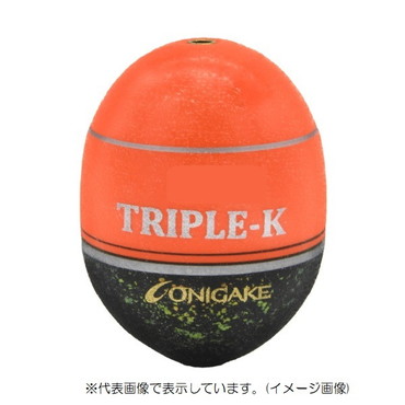 ハヤブサ ウキ 鬼掛ふかせウキTRIPLE-K 4B 16 オレンジ