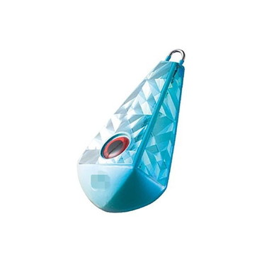 ハヤブサ　目玉集魚シンカー　舵型　６０　４　ブルーパール