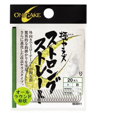 ハヤブサ ヘラ用ハリ B84911 鬼掛へら 極ヤラズ ストロングストレート 2号