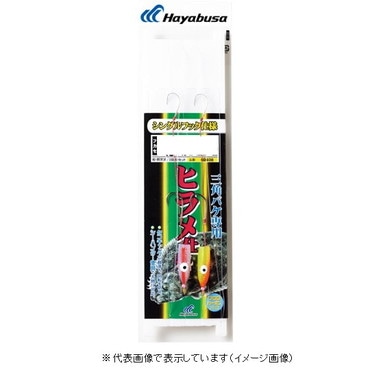 ハヤブサ SD938 ヒラメ仕掛三角バケ専用シングル 17/16-8