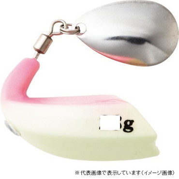 ハヤブサ FS207 ハイアピール遊動シンカー ブレードボンバー 40g ピンクグロー